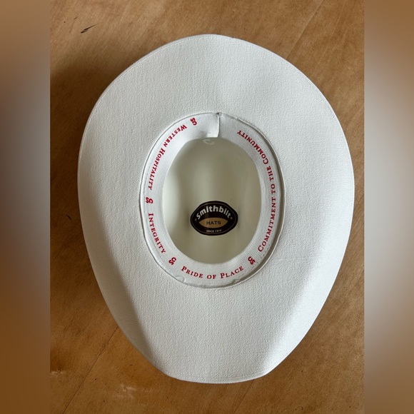Smithbilt Calgary Stampede White Hat Cowboy Hat - Picture 5 of 6